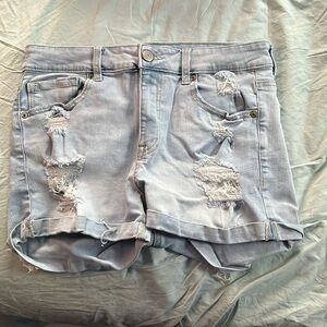 aero super high rise midi shorts